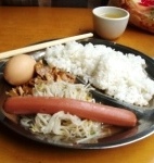 漓江下りツアーの昼食