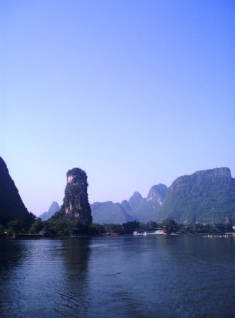 桂林風景　陽朔から福利へ
