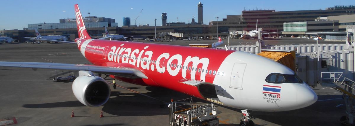 成田空港のタイエアアジアX