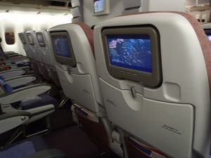 チャイナエアライン機内