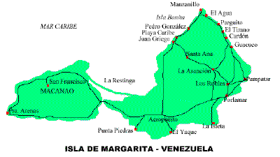 マルガリータ島地図